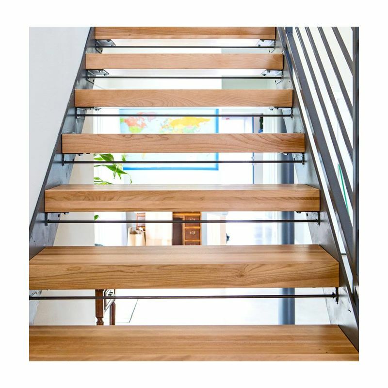 Ace novo design venda quente aço inoxidável escada moderna sólida piso escadas