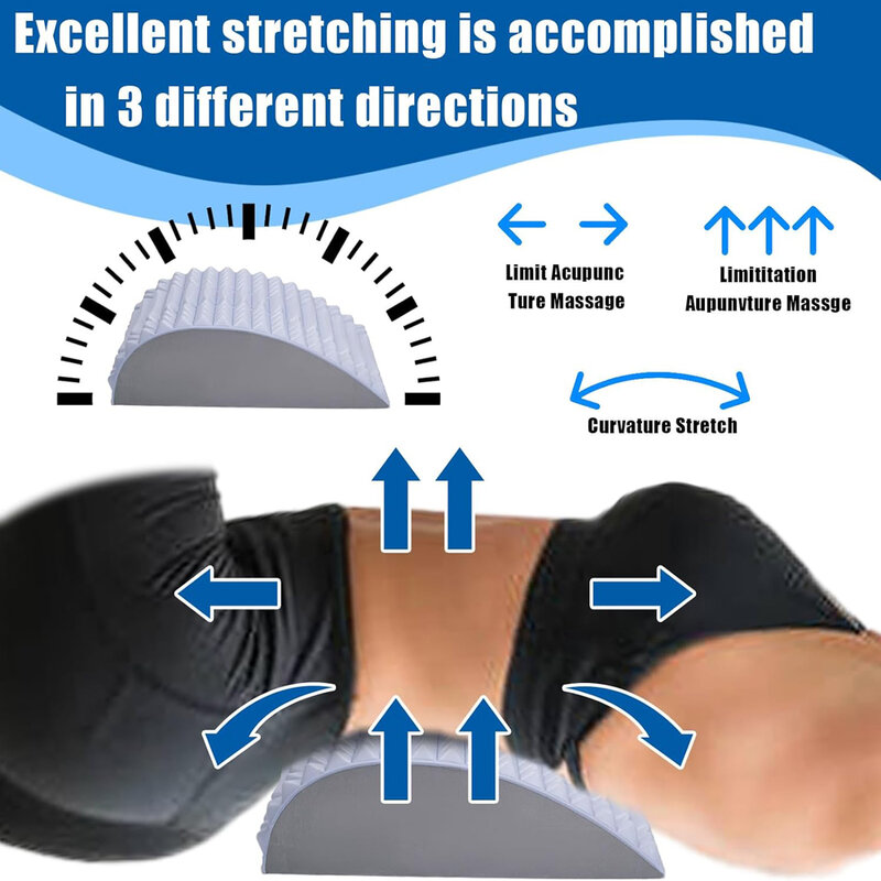 Back Stretcher Pillow For Back Pain Relief,Lumbar Support,Herniated Disc,Sciatica Pain Relief,Posture Corrector,Spinal Stenosis
