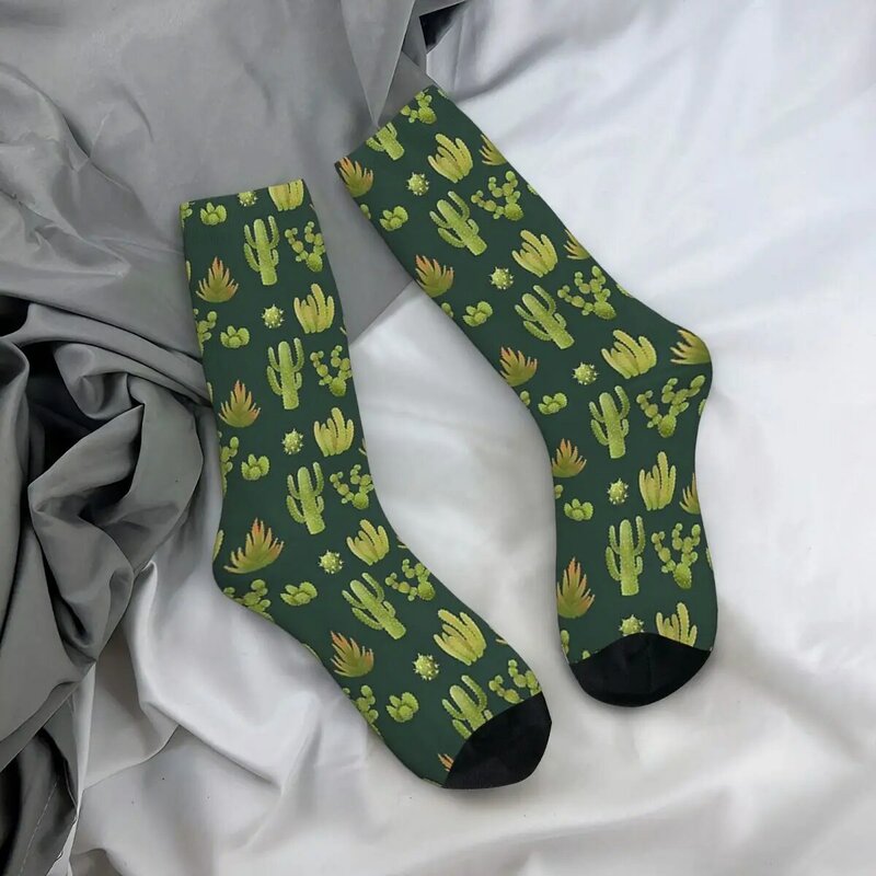 All Seasons Crew calze modello cactus calzini Harajuku Casual Hip Hop calzini lunghi accessori per uomo donna regali