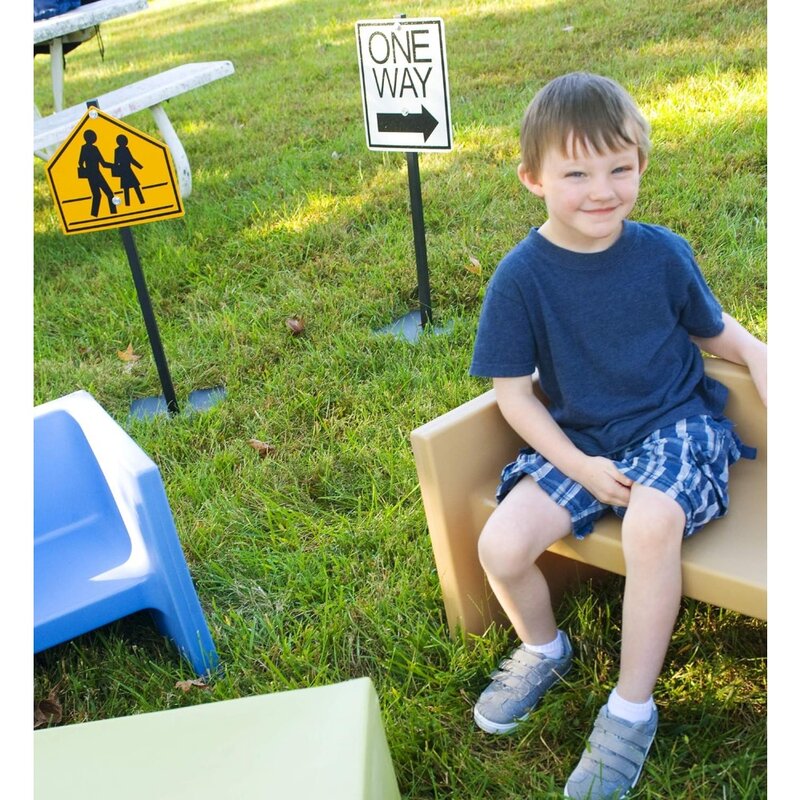 아동용 교실 의자, 아동용 유연한 좌석 의자, 파란색 유치원 및 탁아소 가구, 목재