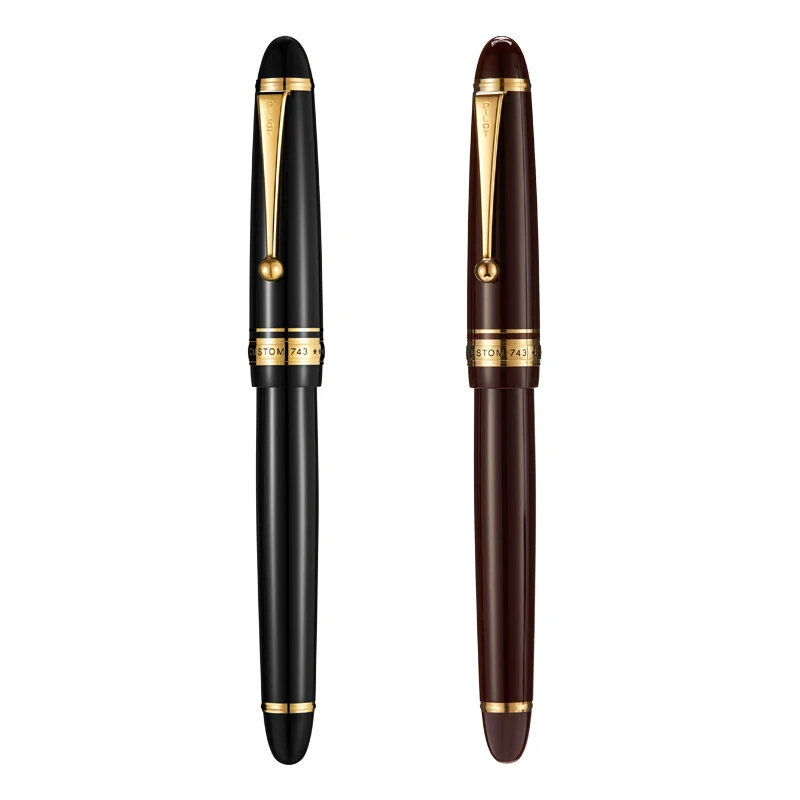 Pilot-pluma estilográfica personalizada, juego de bolígrafos originales de Japón, Punta dorada de 14K, FKK-3000R de almacenamiento de tinta de gran capacidad, novedad de 743