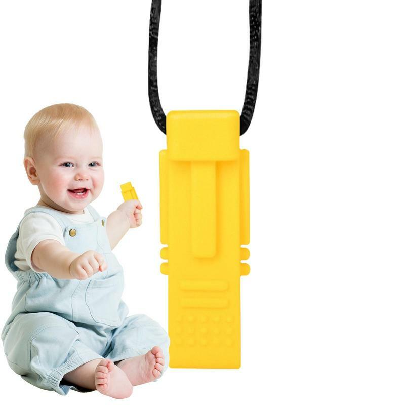 Mainan tumbuh gigi mainan bantuan gigi dengan Squeaker silikon Teether untuk anak laki-laki dan perempuan silikon lembut dan fleksibel Teether untuk bayi