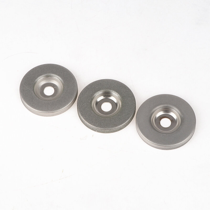 180/320/600 Grit Circle Grinder Disc Stone Sharpener Angle Cutting Wheel 56mm 2 Inch Diamond Grinding Wheel Sharpener Trimming