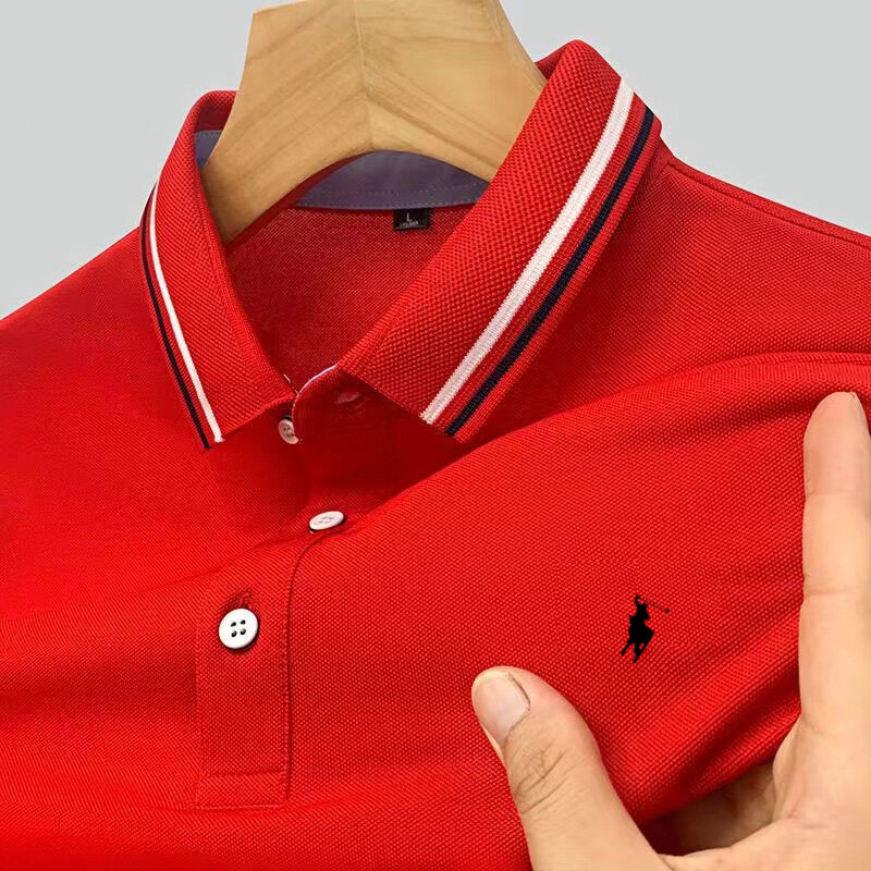 Polo de secado rápido para hombre y mujer, camiseta transpirable de marca de Golf para ocio, Fitness, a la moda, verano, 2024