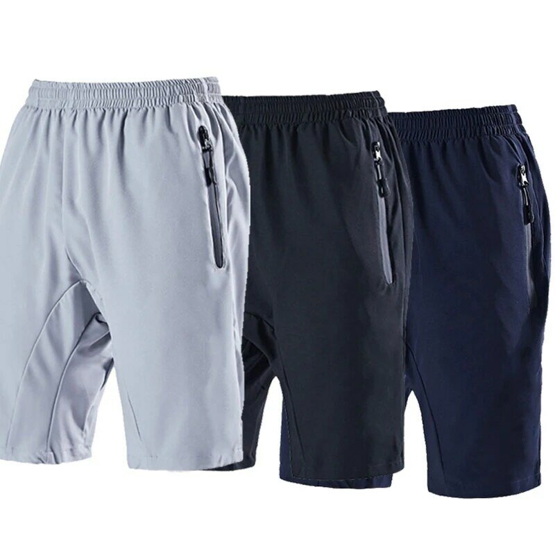 Calção de corrida de secagem rápida masculina, calça slim fit, calça confortável e respirável, 3 cores, moda casual, verão, nova