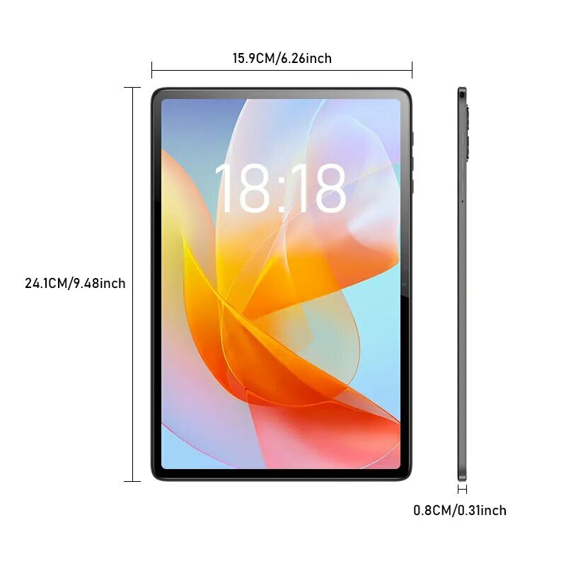 N-ONE NPad S 2023 10.1 pouces Tablette Pad 1280X800 HD 4GB 64GB Android 12 MTK8183 8-Cores 6600mAh Double WIFI BT5.0 Tablettes