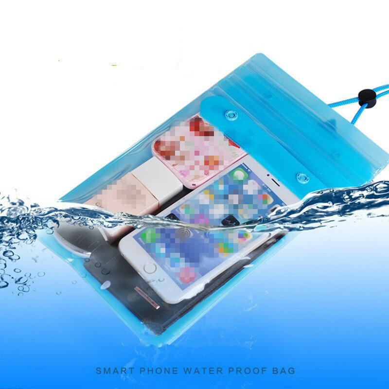 Torba pływająca portfele na telefon przechowywanie kluczy trójwarstwowa super-szczelna uszczelka z podwójnym przyciskiem Fix Beach Rafting Outdoor Waterproof Dry