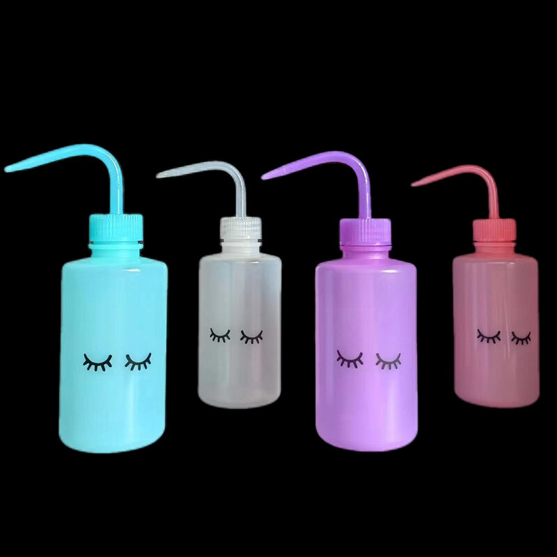 250ml Water Squirt Bottle Safety Rinse Bottle Watering Tool Plastic Squeeze Cleaning tle For Eyelash Extension Tattoo Cleaning
