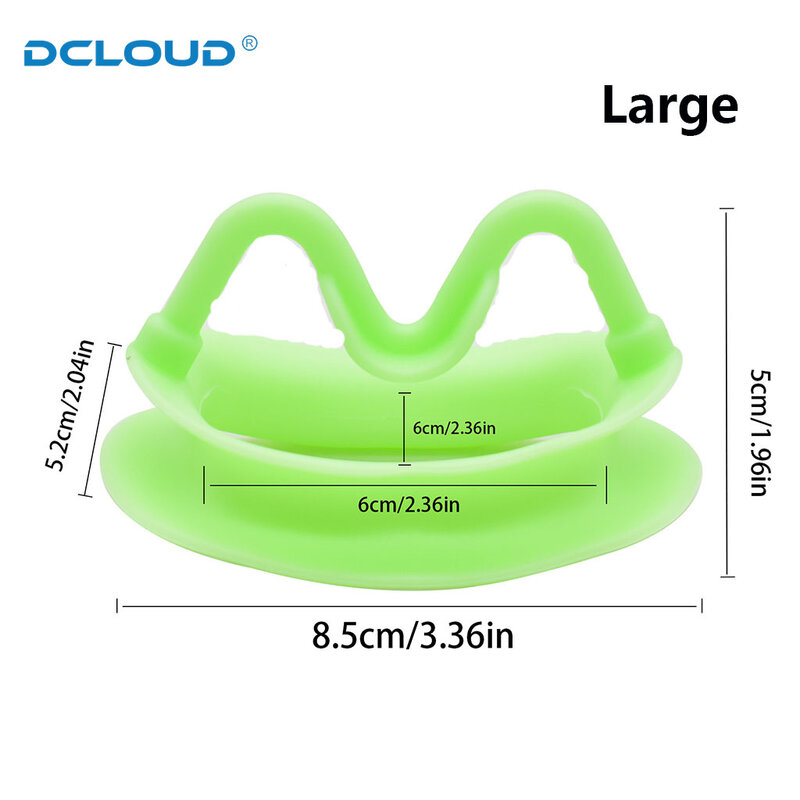 DCLOUD 1Pc Soft Silicone Mouth Opener Dental Orthodontic Cheek Retracor Intraoral Lip Retractor Oral Care Tools Small Large Size