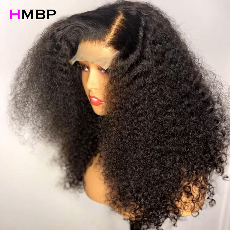 Peluca de cabello humano rizado sin pegamento para mujer, postizo de encaje Frontal HD, 13x4/13x6, brasileño, predesplumado, 360 de densidad, 250