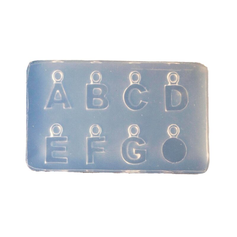 652F Mini Letras Números 3D Nail Art Decorações UV Cristal Epóxi Molde Enfeites de Unhas Molde de Silicone Molde de Jóias para