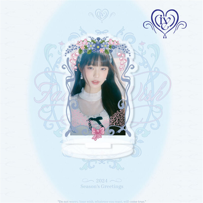 KPOP IVE impermeabile Stand-up Sign Desktop Figure Yeji Lia Ryuji Yuna Chaeryeong ornamenti per insegne in piedi per la collezione di fan