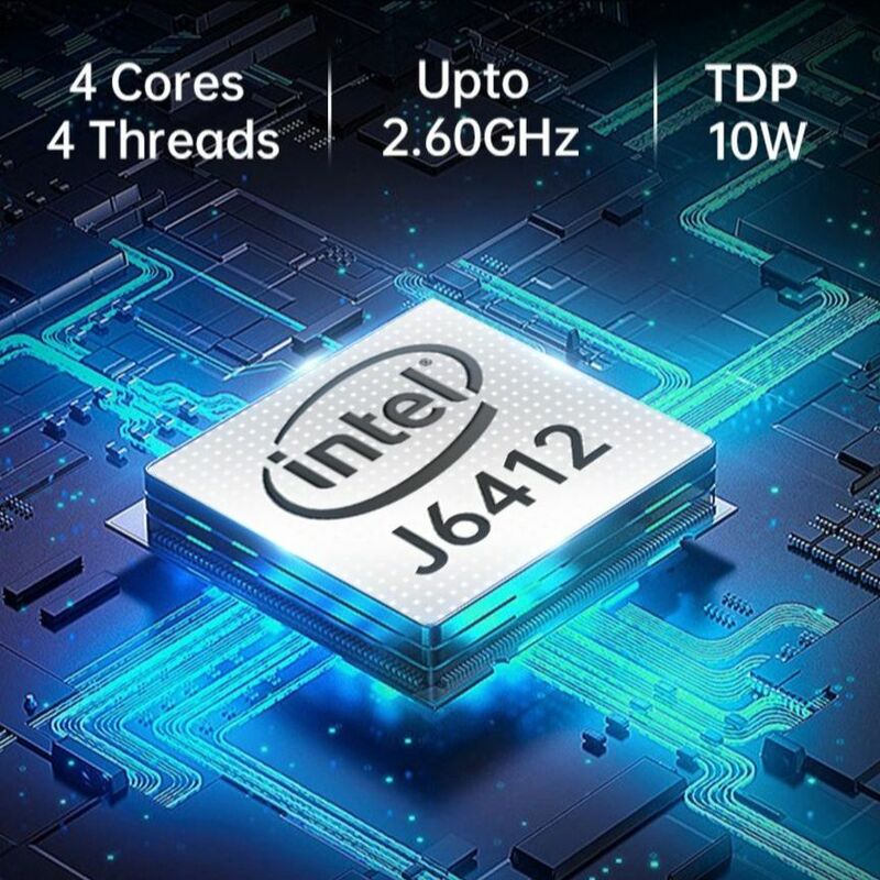 Pfsense Fanless Mini PC Intel Celeron J6412 6xGigabit Ethernet Win10 /11 Firewall Linux Ubuntu Opensese Soft Router Computados