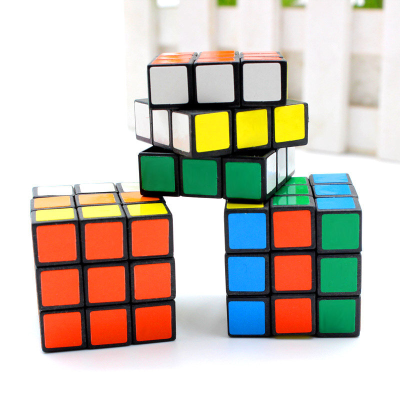12Pc Kind Magic Cubes 3Cm Twist Puzzel Speed Classic Plastic Speelgoed Leren Onderwijs Voor Kinderen Puzzel