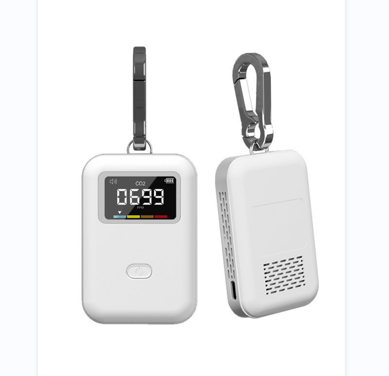 Alarme Inteligente Carregamento Portátil Mini Handheld Monitor Tester Analyzer Monitor De Qualidade Do Ar Gás Indoor Detector De Co2