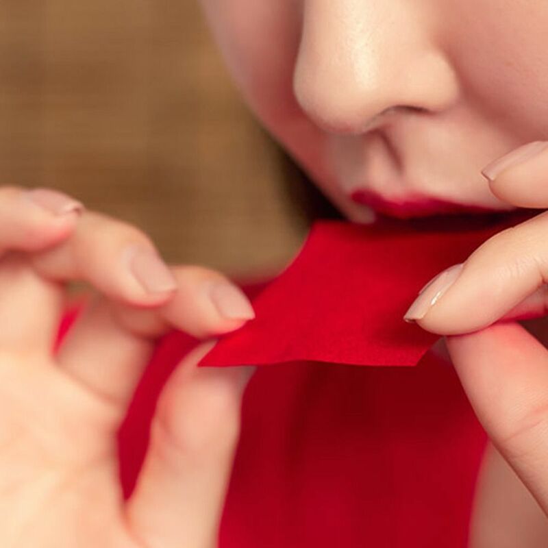 12 pezzi nuova tazza antiaderente usa e getta lucidalabbra impermeabile rossetto cinese carta rossetto rossetto trucco labbra