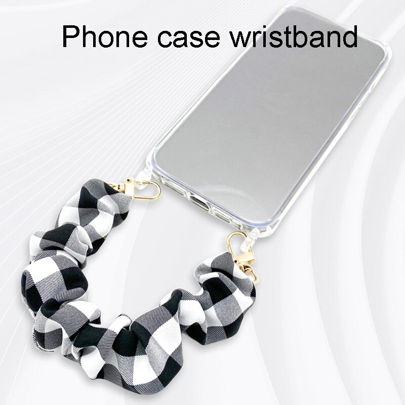 Solid Clolors Pleated Solid Anti-fall Cell Phone Hand Strap Chains Bohemian Loss prevention Holder Lanyard Decor Rope Cord