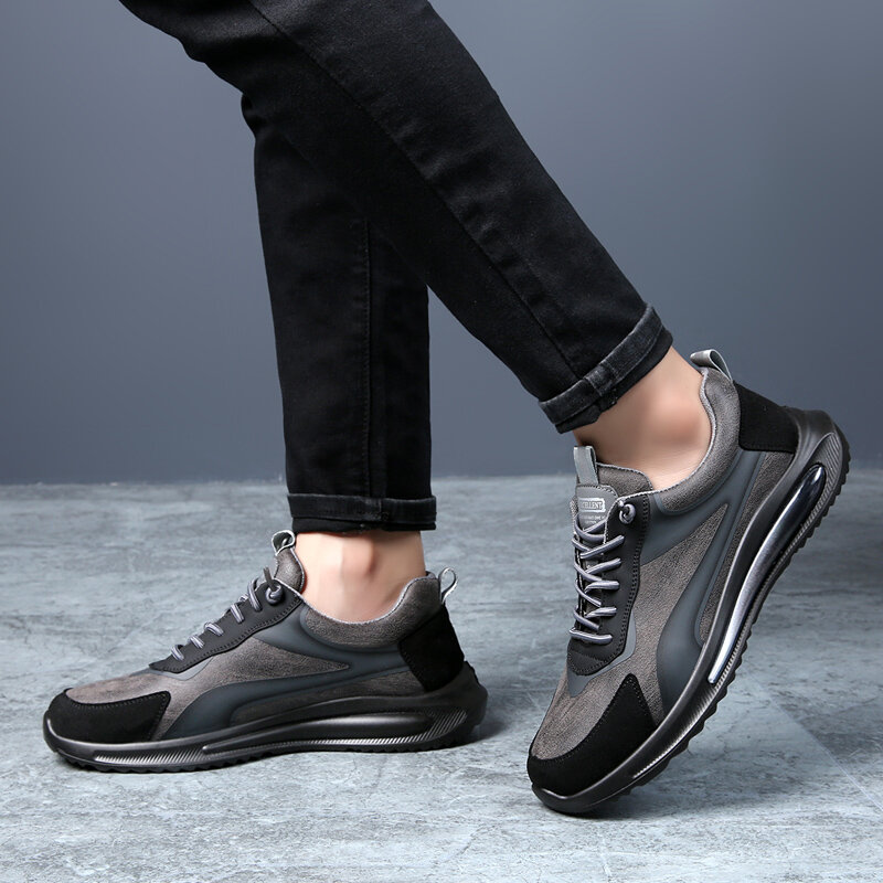Sapatos casuais ao ar livre masculinos, simples, confortáveis e ajustáveis ao pé, versão coreana versátil, sapatos para homens jovens, novos