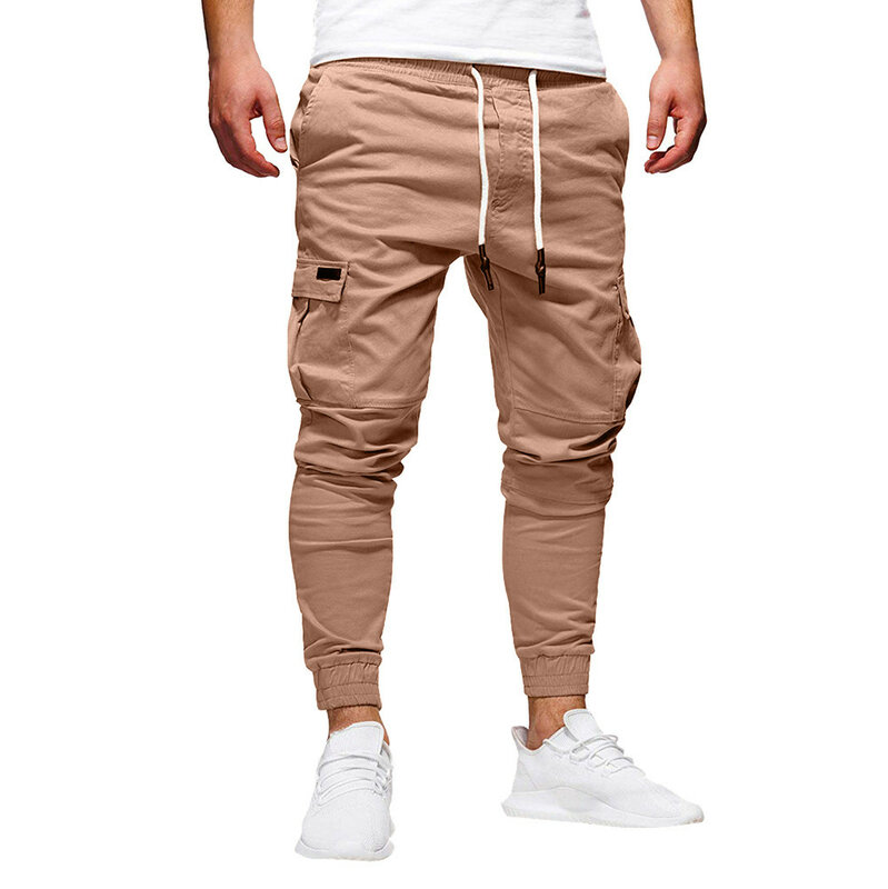 Męskie spodnie na co dzień modne duża kieszeń spodnie haremowe Hip Hop wysokiej jakości spodnie dresowe miękkie męskie spodnie męskie spodnie pantalony