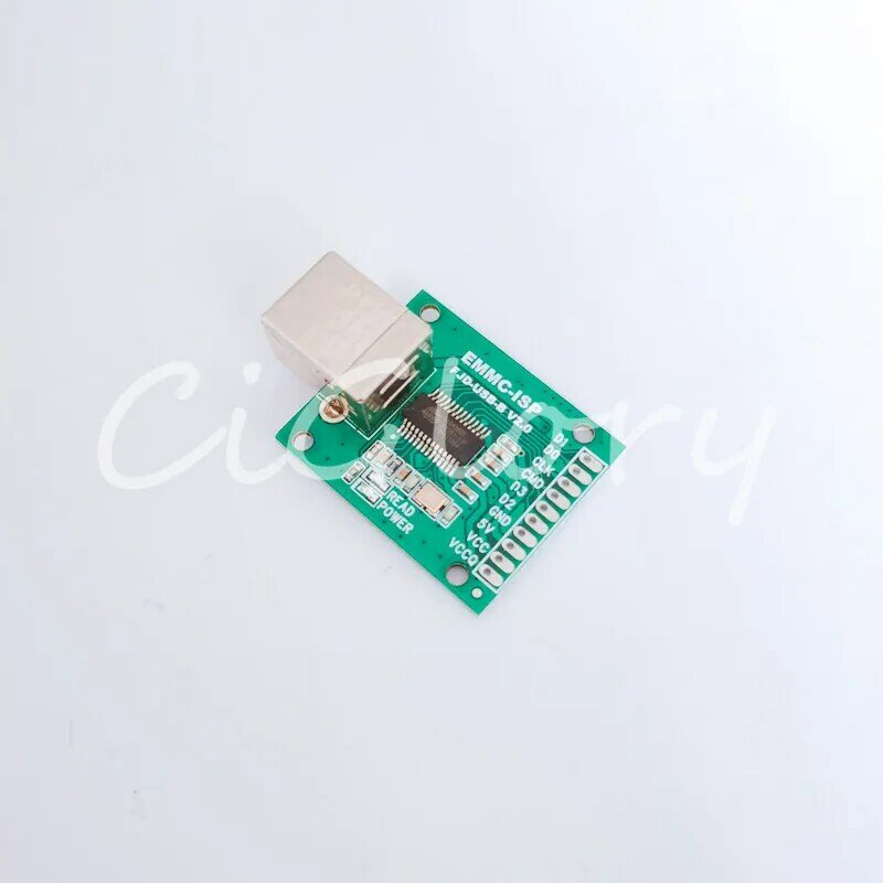 Chip AU6438BS, EMMC-ISP de 3 líneas, herramienta de cable de mosca de alta velocidad, tipo USB-B, comunicación por ordenador