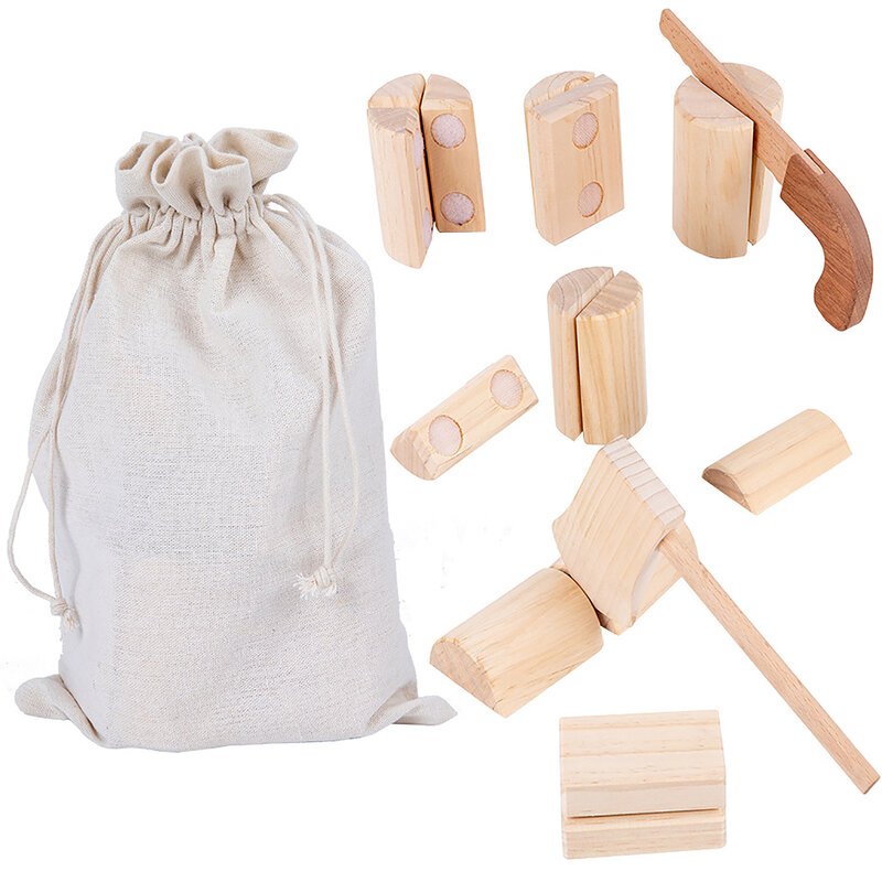 Деревянная игрушка для нарезки древесины, деревянная игрушка Монтессори, игровой набор, Рождественский подарок на день рождения для малышей, девочек, мальчиков
