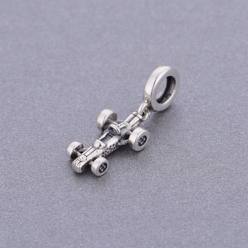 FC Jewelry Fit Original Brand Charms Bracelet 925 Silver Sports Racing Race Car Beads Pendant For Making Women Racer Berloque