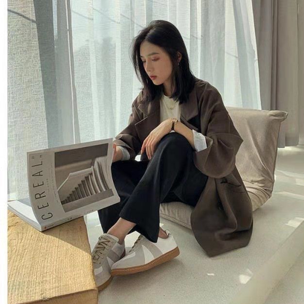 Small Suit Coat Women's 2023 Spring and Autumn Korean Version Temperament Loose Fitting Academy Style Suit Women's Top