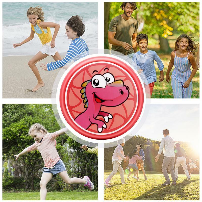 Disque volant en PVC pour enfants, jouet de décompression, sports de plein air, jeu de plage, jouets de divertissement, cadeaux pour garçons et filles