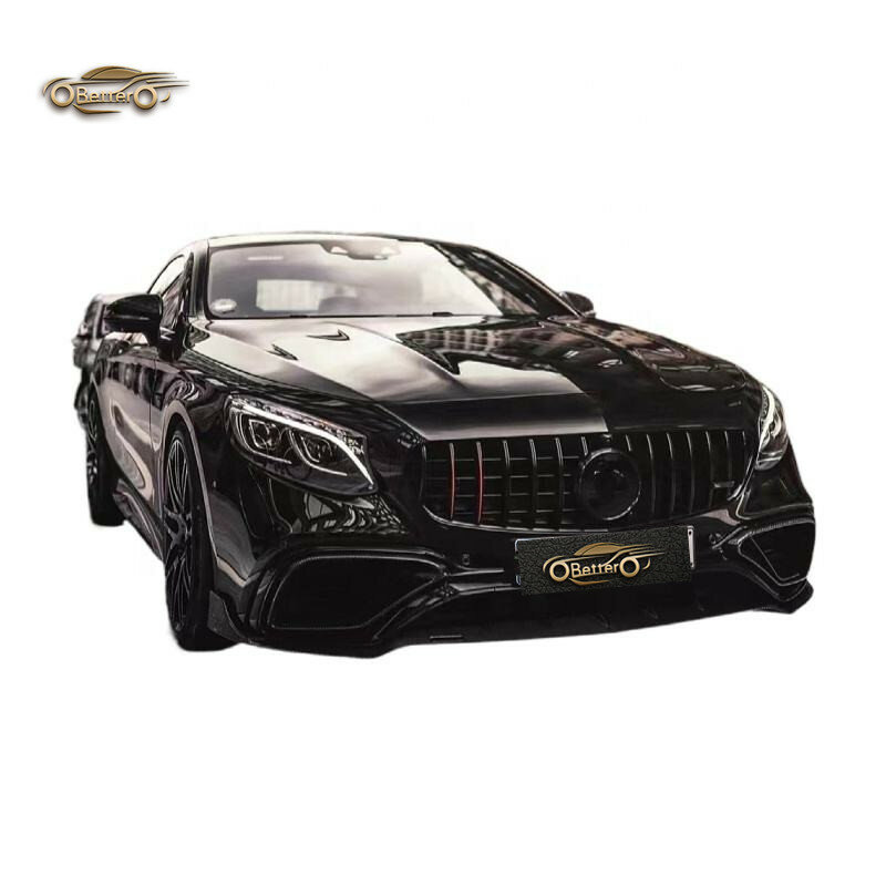 MELHOR-Fibra De Carbono Bodykit para Mercedes Bens, Classe S Coupe, C217 para Brabu Estilo, Lábio Frontal, Difusor Traseiro, Spoiler, Alta Qualidade