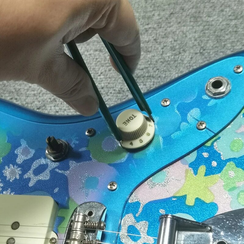 Extractor de buje de guitarra, herramienta de repuesto para suministros de Luthier, perillas y arbustos de guitarra, accesorios de reparación, instrumentos musicales