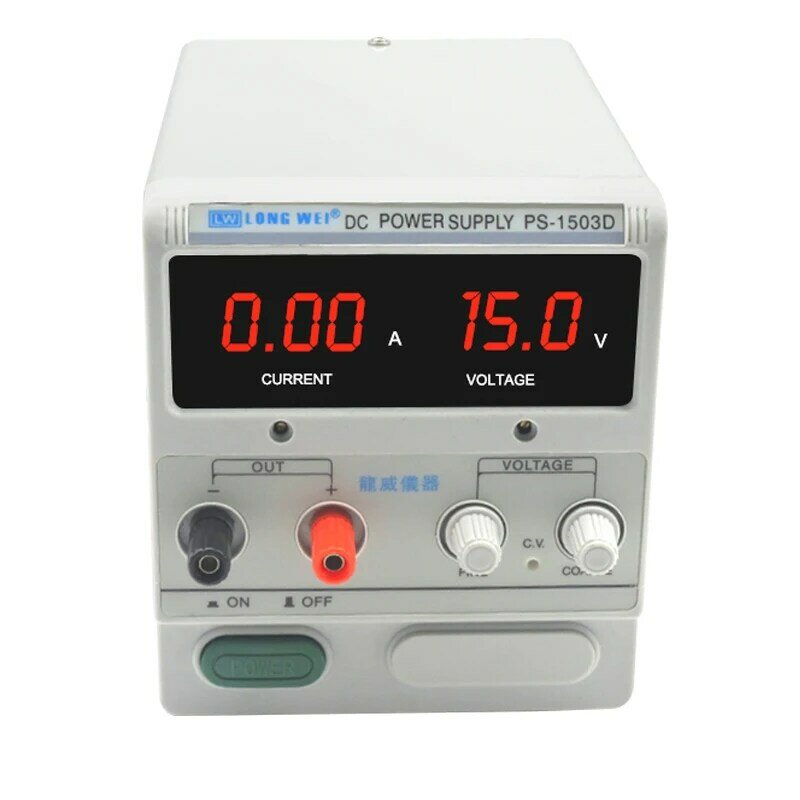 Fabrik direkt Verkauf Longwei PS-1502D 15v 2a Fabrik linear 3 digitale hochgenaue Bank Schul labor DC variable Strom versorgung