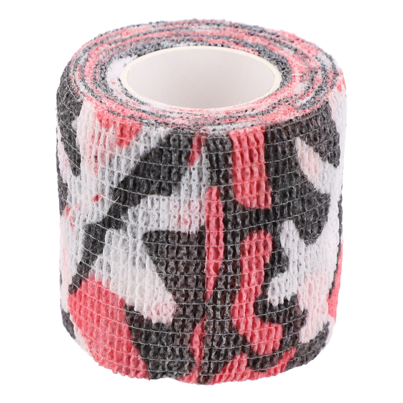 Camuflagem Tape, reutilizável Self-Cling Hunting Rifle Fita Tecido, Forma Camo, Outdoor Camping, Ferramenta Auxiliar, 1Pc