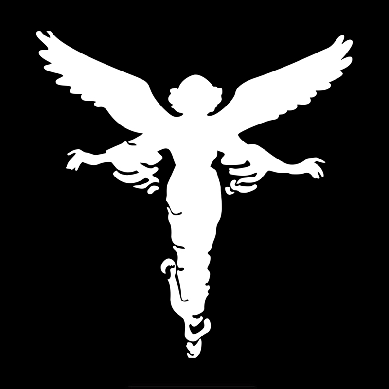 Jpct Angel White Angel Black Angel Red Angel Car Stickers Waterproof Cover Scratch Motorcycle Accessories Stickers For Vehicles