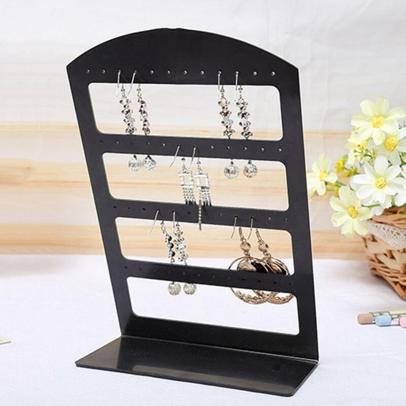 24/48 Holes Earrings Display Stand Holder Jewelry Show Rack Acrylic Organizer