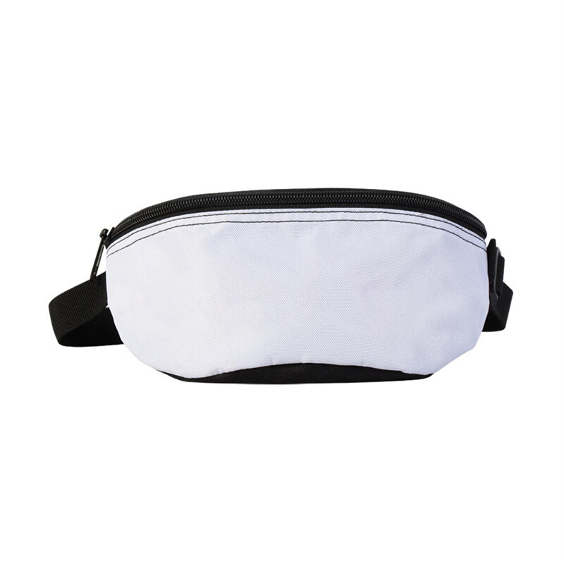Sublimation Blank Sport Waist Bag Outdoors Running Fanny Pack for Women and Men with Adjustable Strap Traveling Purse
