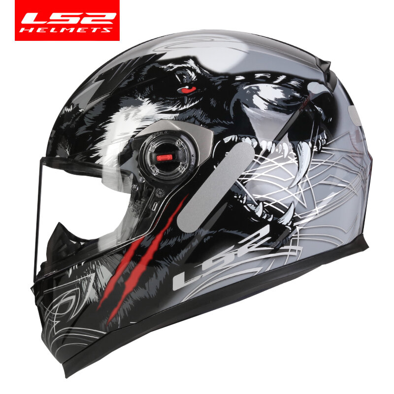 Мотоциклетный шлем LS2 rhinoceros, закрытый шлем без насоса, одобрен для ECE