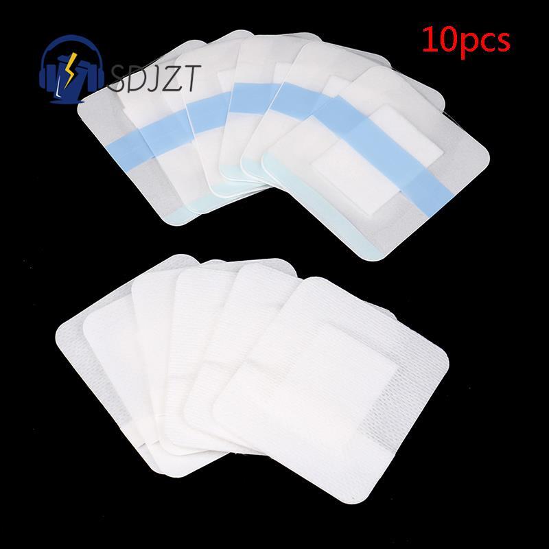 10Pcs Large Size Hypoallergenic Non-woven Medical Adhesive Wound Dressing Band aid Bandage Large Wound First Aid 6*7cm