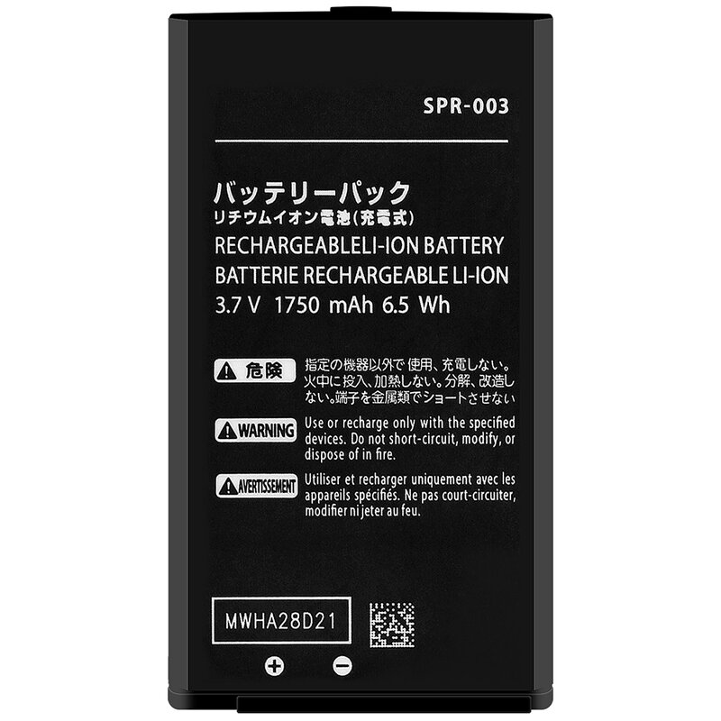 OSTENT Bateria de Lítio Recarregável para Nintendo, Bateria De Substituição Do Console, Novo 3DS LL, XL, 1750mAh, 3.7V