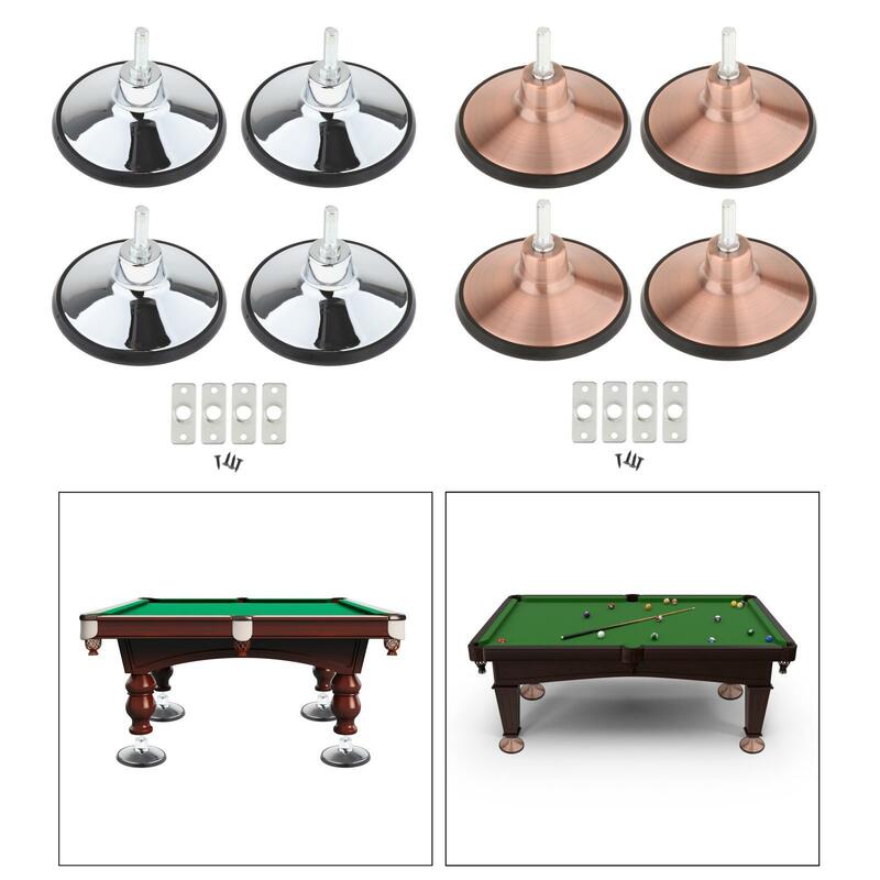 4Pcs Billiard Pool Table Leg Levelers Leveling Feets Game Table Leg Levelers