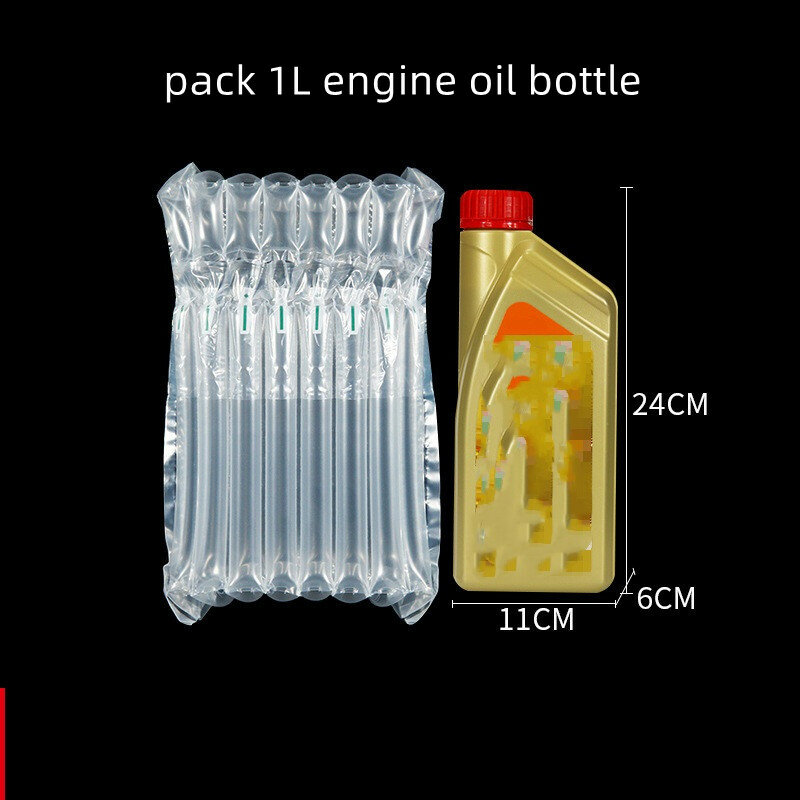 Bolsa de columna de aire inflable de aceite de motor de 20 piezas, suministros para pequeñas empresas, embalaje delicado, bolsas de burbujas de transporte