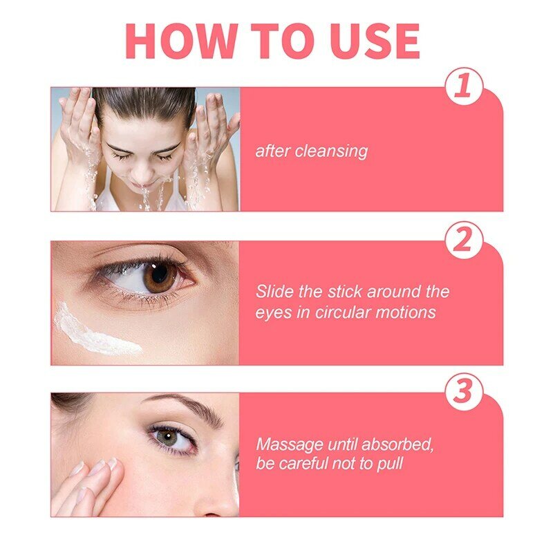 Retinol Anti rugas Eye Cream, remover círculos escuros, sacos de olho, levantamento firmando, clareamento, hidratante, iluminar Cuidados com a pele