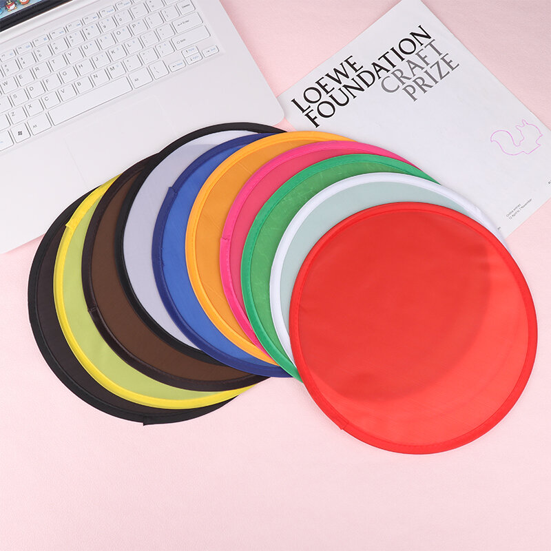 Portable Collapsible Flying Disk Colorful Pocket Foldable Flying Disc Fans For Party Favors Summer Outdoor Toys
