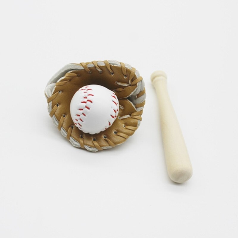 Реквизит для детской фотографии для студийной или домашней фотосессии, набор из 3 предметов: бейсбольная бита