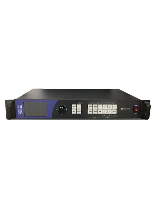 Linsn-X8406 كامل اللون RGB HUB75 وحدة ، وحدة تحكم جدار الفيديو ، شاشة عرض LED ، معالج الفيديو ، يدعم إدخال إشارة DVI