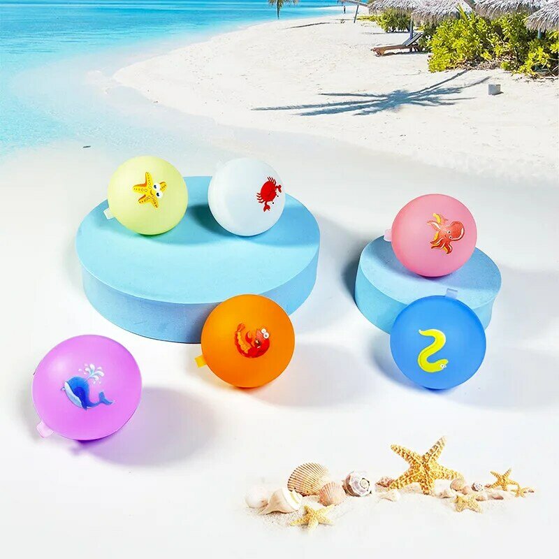 قابلة لإعادة الاستخدام قنبلة المياه سبلاش كرات بالونات المياه ماصة الكرة بركة شاطئ اللعب لعبة تجمع حفلة Favors الاطفال ألعاب مكافحة المياه
