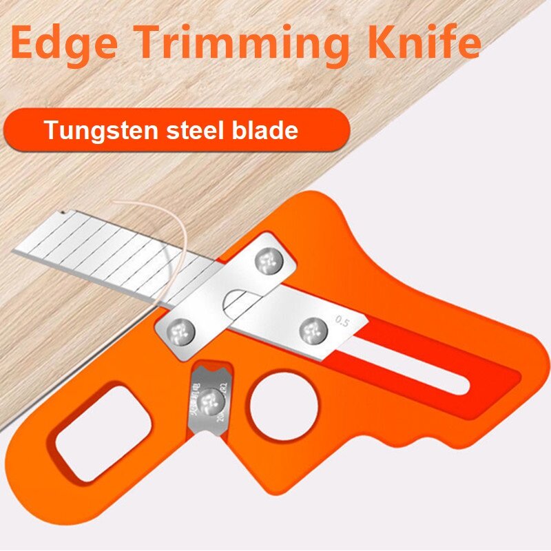 Woodworking edge strip trimming knife artifact edge Chamfering Fillet Scraper Board deburring Rounded Arc Manual Planer tool