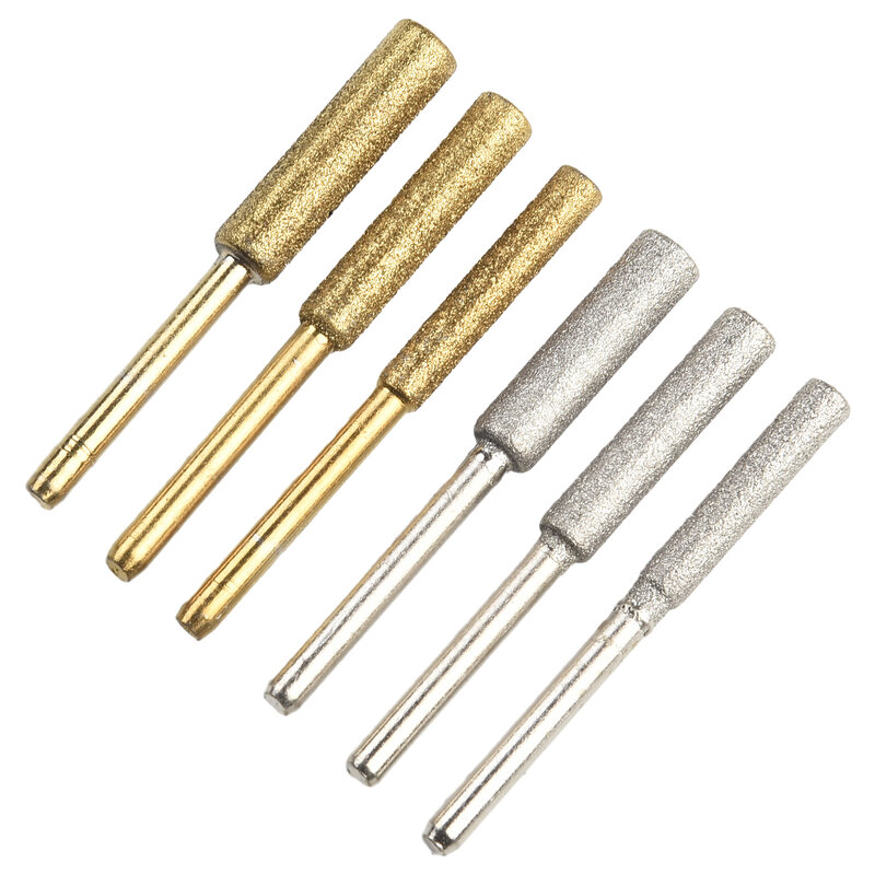 금속 그라인딩 전기톱 숫돌, 조각 코팅 다이아몬드 그라인딩 도구, 연마기 숫돌 파일, 6PCs