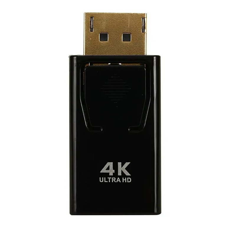 DP TO HDMI-4K อะแดปเตอร์แสดงผลพอร์ตการปฏิวัติ HDMI-เข้ากันได้ DP ตัวเมียกับ HDMI-ตัวเชื่อมต่อชุบนิกเกิลที่เข้ากันได้