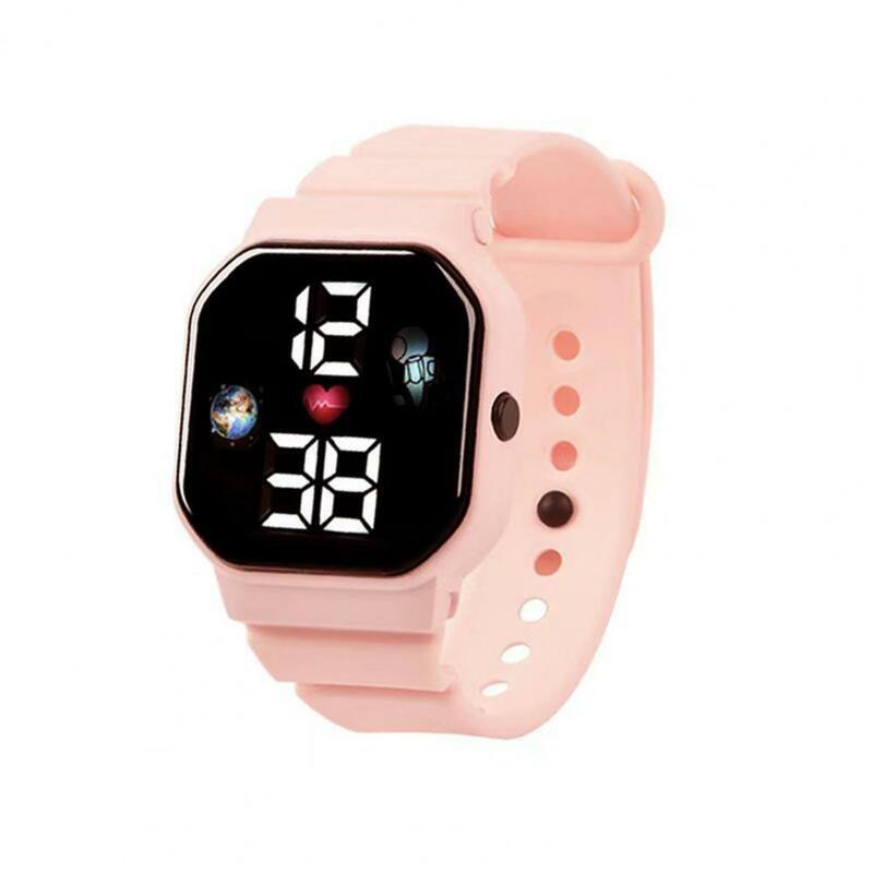 Jam tangan elektronik anak 2023, jam tangan gelang tahan air Digital LED cerdas untuk anak laki-laki dan perempuan