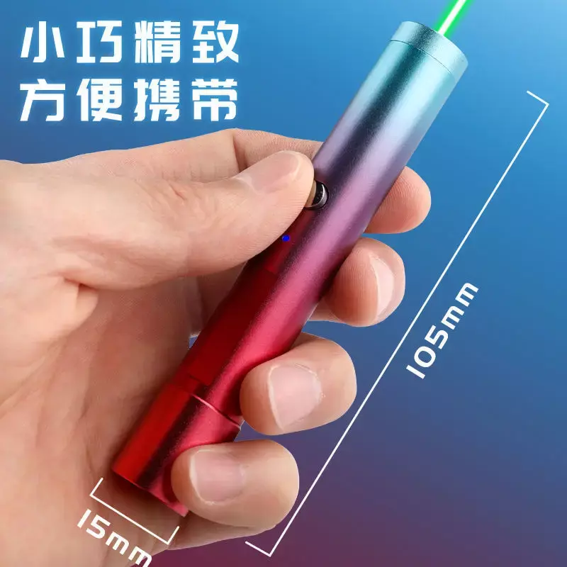 Penna Flash ricarica USB ad alta potenza a infrarossi rossi a lungo raggio luce intensa penna laser gatto divertente penna puntatore pistola laser